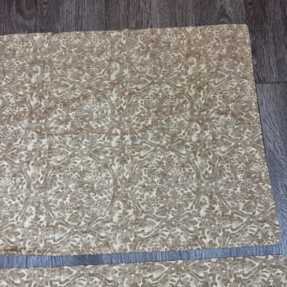 Vintage Ralph Lauren Rossellini Neutral Pair of Standard Pillow Cases